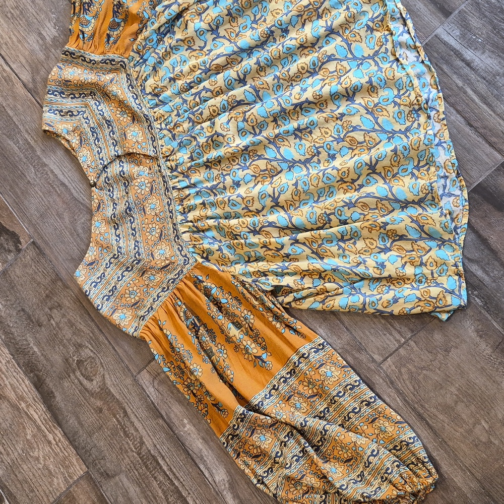 XS-M SPELL Spell & the Gypsy Collective Delirium Floral 3/4 Sleeve Top - Picture 10 of 14